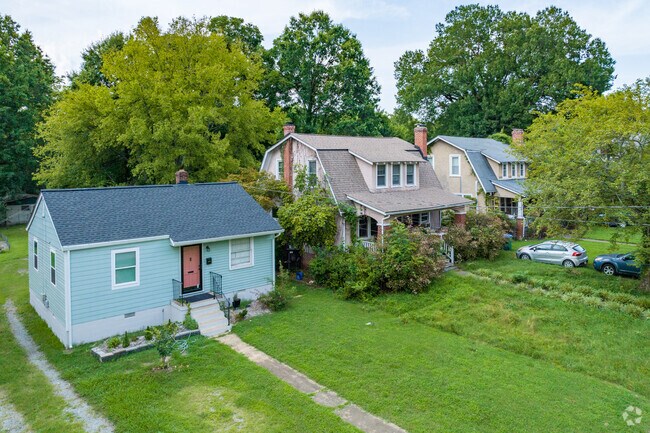 Small ranch homes sit next to craftsman bungalows in Northrop.