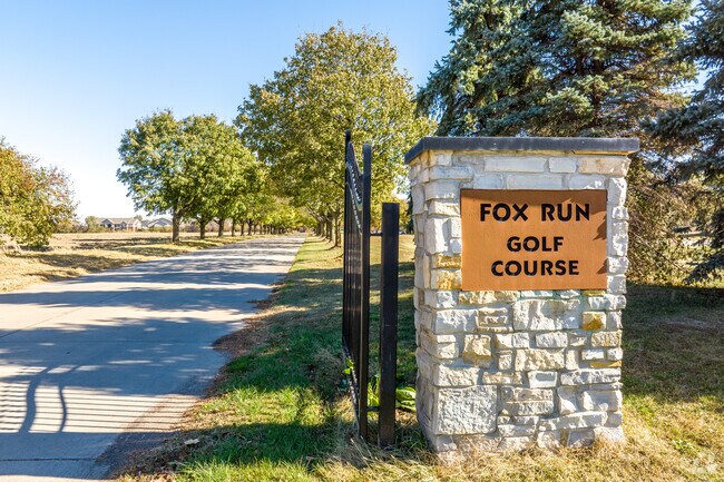 Fox Run Golf Course features 18 holes of championship-level golf that encompasses many homes.
