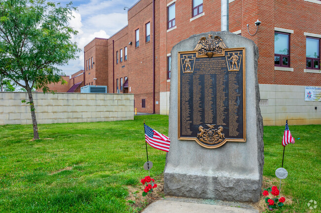 Marcus Hook Elementary is strongly bonded with the large community of local veterans.