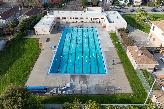 The Temescal pool is a hotspot for fitness and next to Studio One Arts Center.