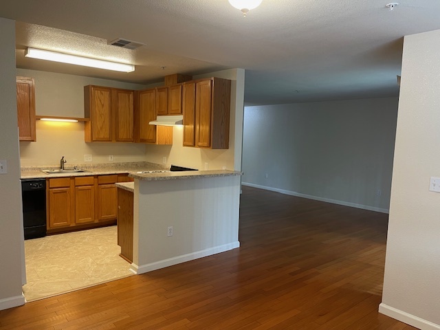 Kitchen and Living Room
