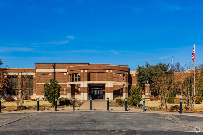 The main building of Oklahoma School of Science and Mathematics is a beautiful structure.