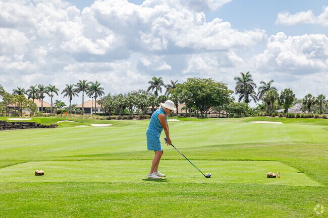 Golfers love playing a round just steps from their home at The Quarry Golf Club.
