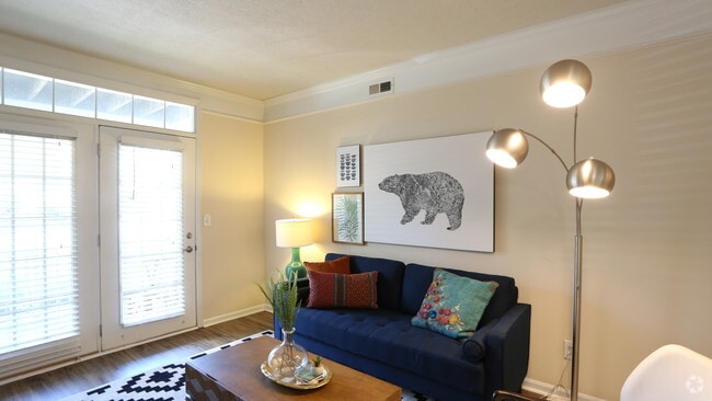 Living Room - 2BR, 2BA - 972 SF - Sandstone