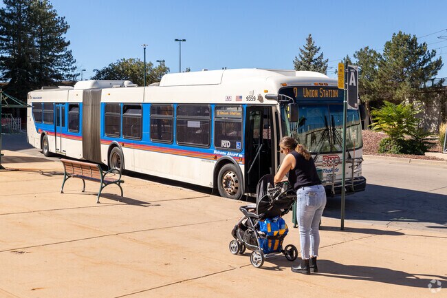 Public transportation make Arapahoe Acres easy to navigate.