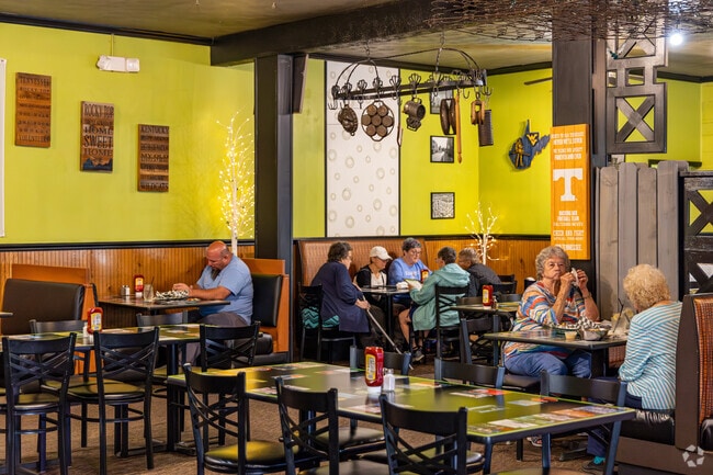 Stop by the Green Tomato Grill in Mooresburg for delicious food and southern hospitality.