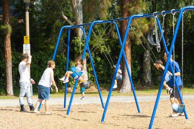 Glorietta Park in Montecito Park is a well kept public space for adults and kids.