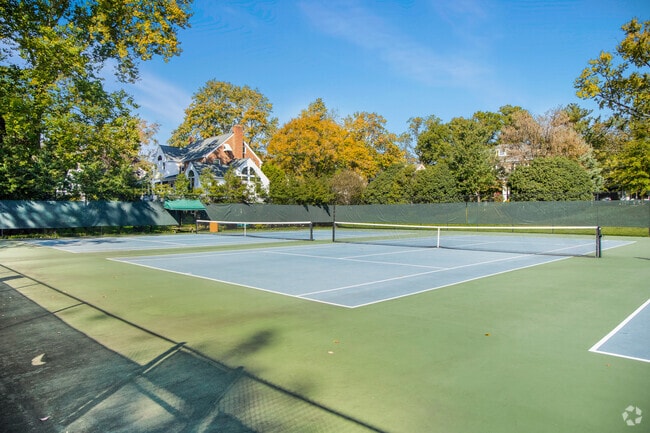 Somerset residents have the luxury of having their own private tennis courts.
