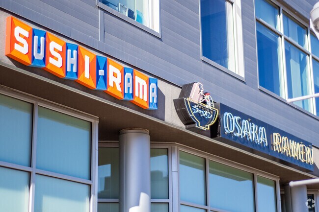 Uptown Broomfield Restaurants Signage Sushi-Rama Osaka Ramen.