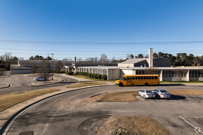 Perquimans Middle School serves students living near Albemarle Plantation with robust athletic programs.