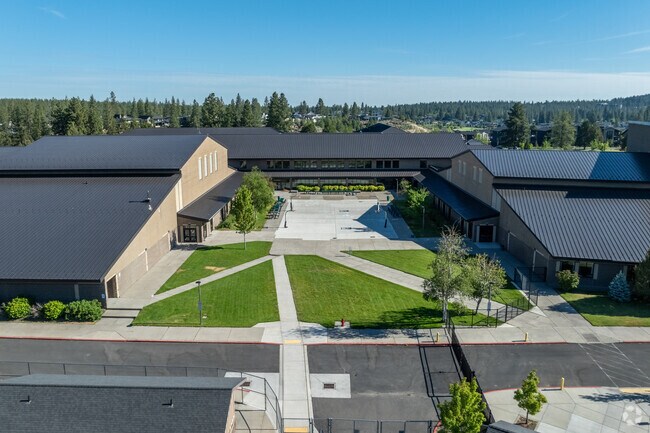 Summit High School is located in the Summit West neighborhood of Bend.
