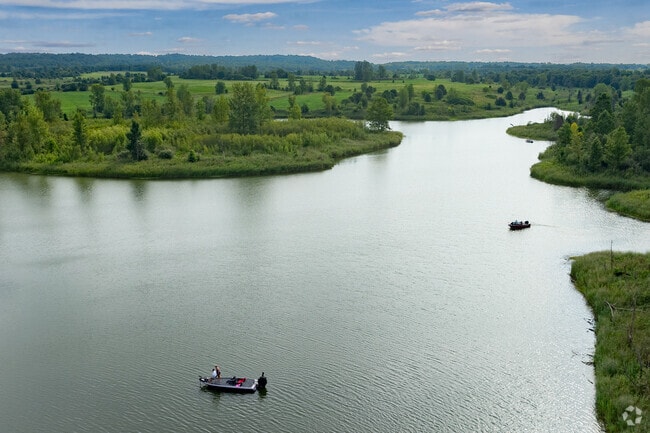 Bluegrass Fish & Wildlife Area has over 600 acres of water near Cambridge Village.
