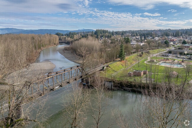 The Stillaguamish River and the Centennial Trail are Arlington's great outdoors attractions.