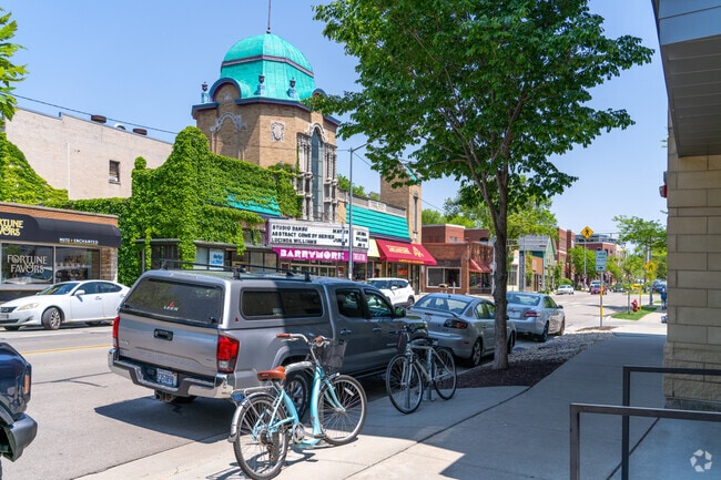 Take a walk down Atwood Avenue in Madison, WI and check out all the vintage shops and theater.