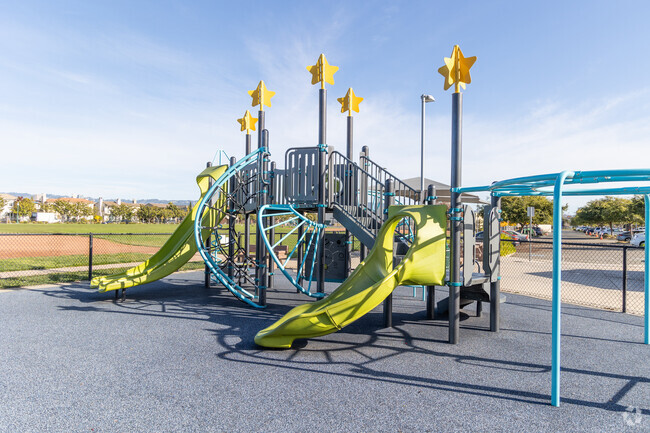 Ruby Bridges Elementary School has a great new play structure for kids.