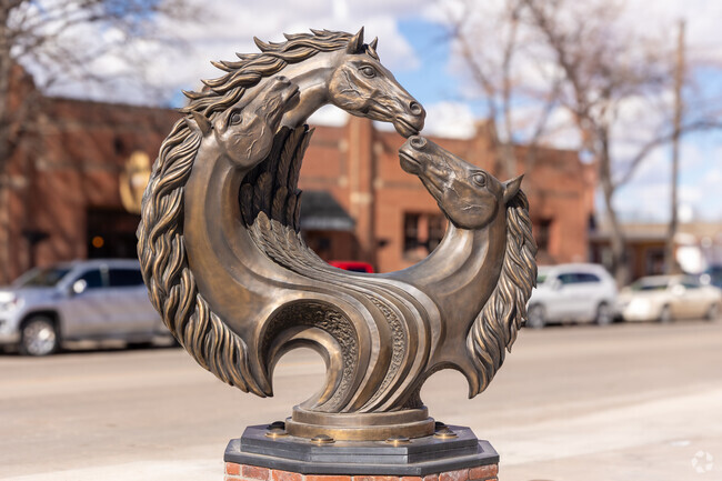 You can find sculptures and murals throughout downtown Sterling.