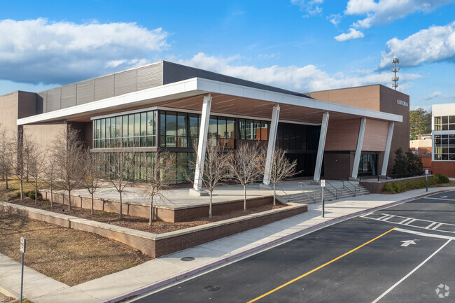 South Cobb High School has various facilities like auditoriums for student use.
