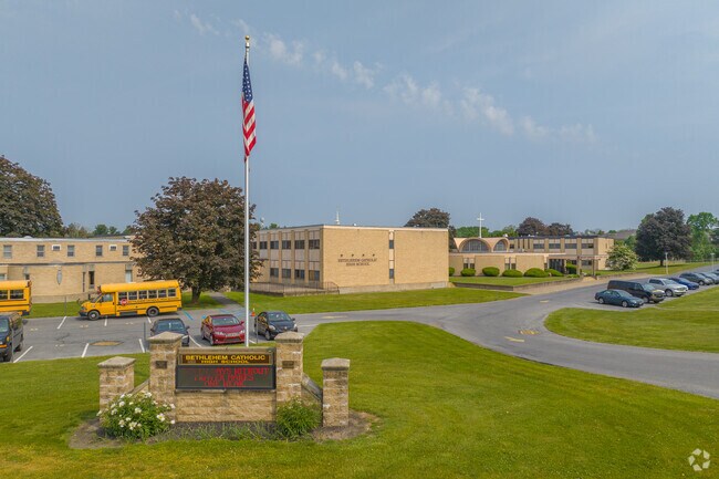 Bethlehem Catholic High School in Northeast Bethlehem provides a private Catholic education.