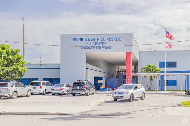 Feel safe studying at Irving & Beatrice Peskoe K-8 Center in Homestead, FL.
