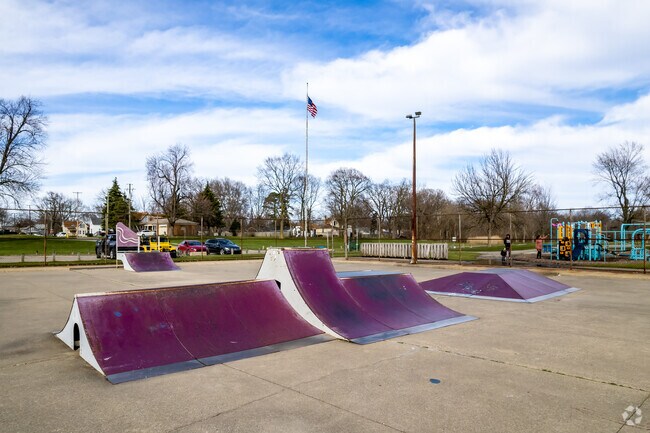 The skatepark at Shadyside Park in Mount Clemens offers a great space for skaters to practice and show off their tricks.
