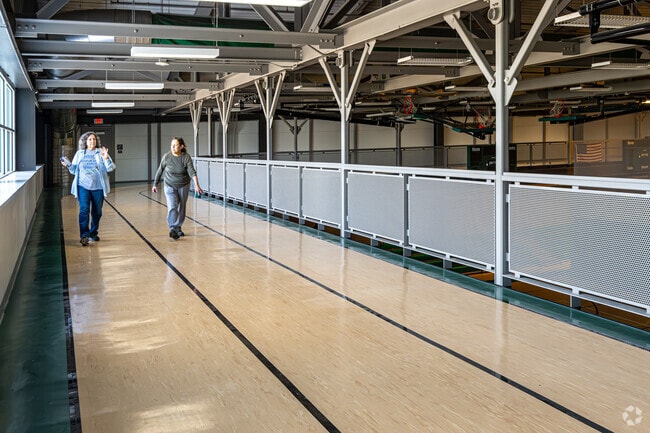Ponchatoula Area Recreation District’s indoor rec center has a walking track.