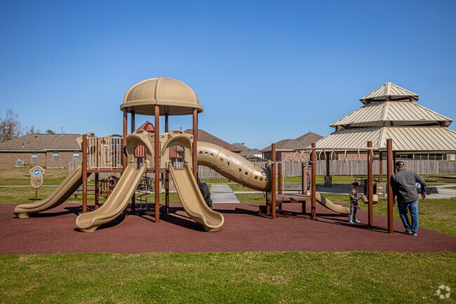 Bayou Gauche kids love to play on the playground at Rathborne Park.
