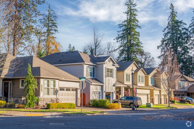 King City homes often offer well-kept lawns and attached garages.