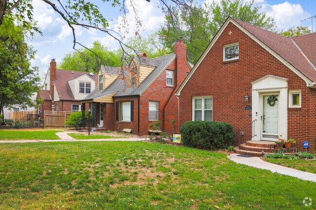 Red brick homes are very popular in The Hyde.