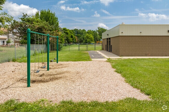 Hunter Elementary School swingset in the city of Trenton.