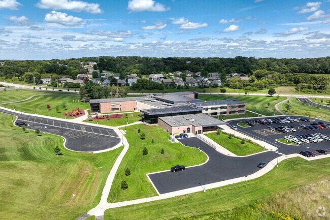 Overland Elementary School in Rochester serves students from kindergarten through fifth grade.