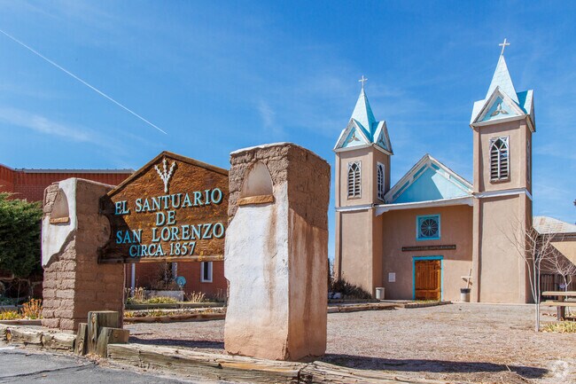 The El Santuario De San Lorenzo chapel has been standing in Bernalillo since 1857.