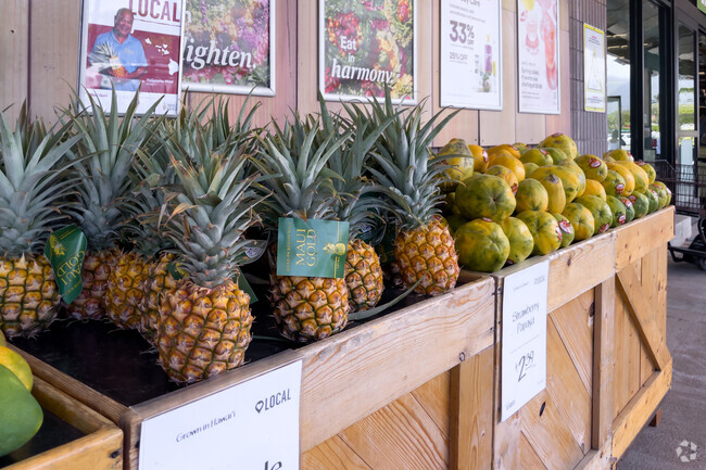 Fresh produce is always ready for Kahului shoppers  at Whole Foods Market.