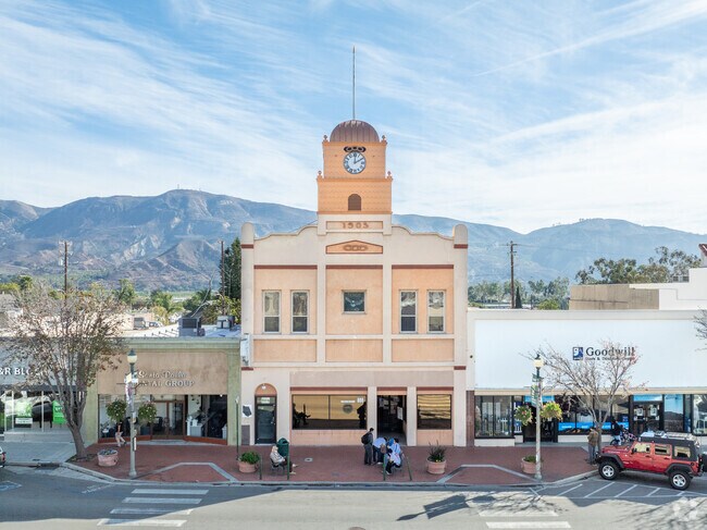 Downtown Santa Paula is full of many historic buildings.