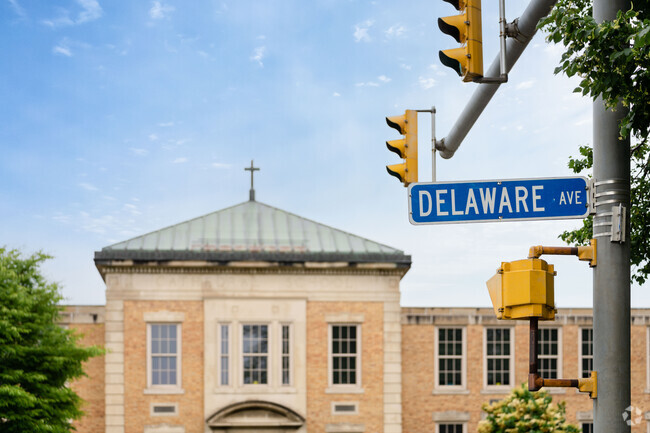 The Catholic Academy of West Buffalo is located on 1069 Delaware Avenue in Buffalo, NY 14209.