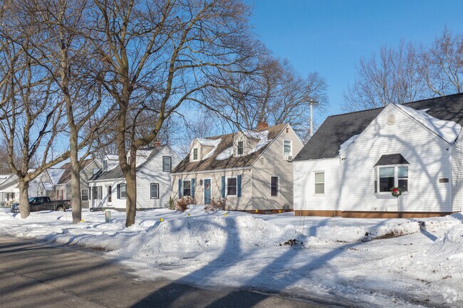 Large mature trees tend to line most the residential streets in Roosevelt Park.