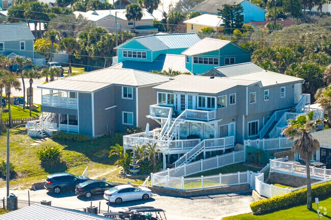 Porches and decks are commonplace among homes in the Central Beach area.