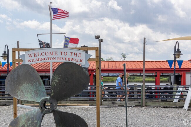 Old Wilmington has its own stretch of the famous Riverwalk with restaurants and shops.