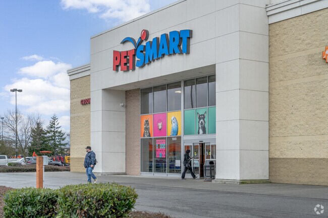For pet supplies, head to PetSmart at the Burlington Crossings in Burlington.