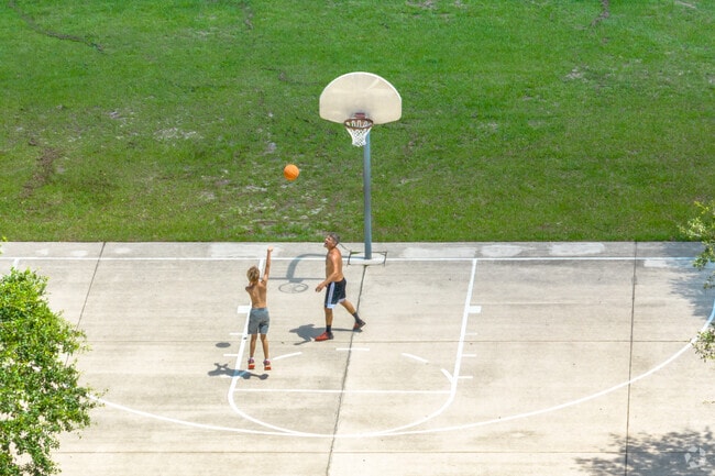 Valrico residents enjoy a good game of basketball at Stearns Road Park.