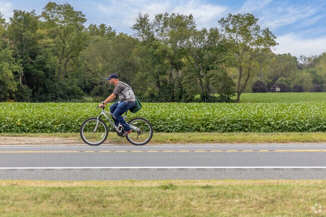 The quiet streets of Stow Creek Township are the perfect place to take a bike ride.