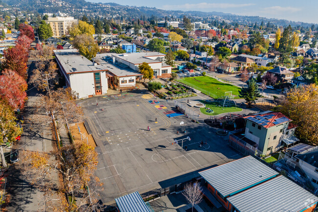Sylvia Mendez Elementary School provides safe grounds for students in Berkeley.