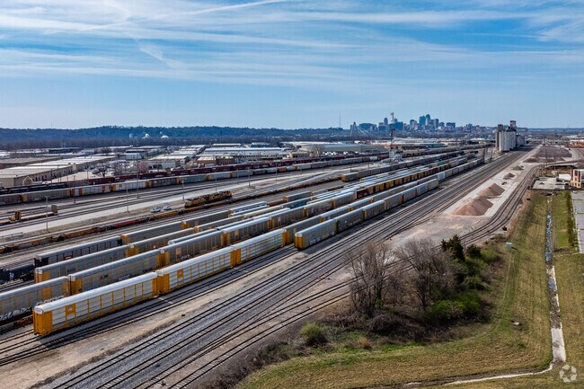 Downtown Kansas City is only a few minutes drive over the river form Cooley Highlands.