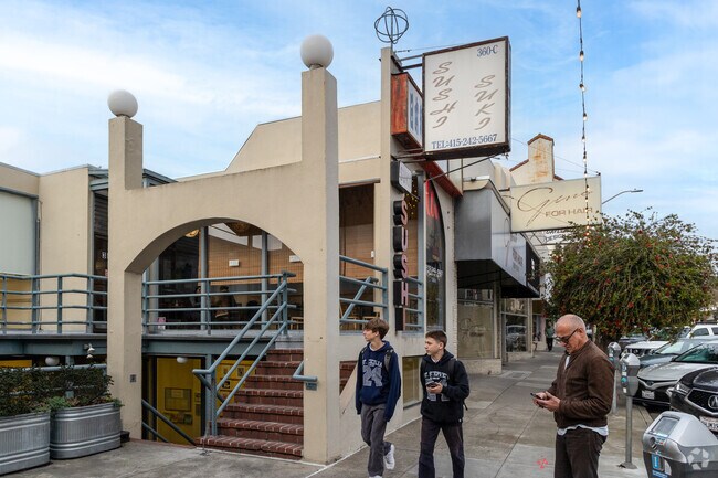Suki Sushi is a popular restaurant in West Portal near the Forest Knolls neighborhood.