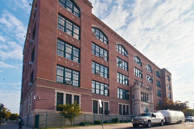 Window A/C units keep students comfortable during warmer months at Teachers Preparatory High.