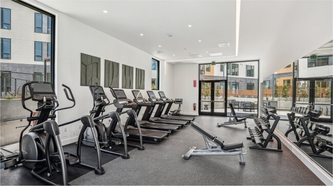 Fitness center amenity interior