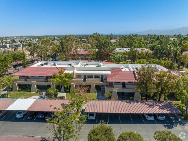 Experience the serenity of desert living at Palm Springs Villas II.