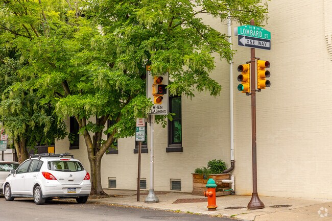 Find The Philadelphia School on Lombard street in Southwest Center City.