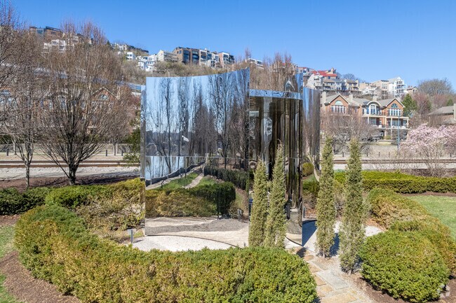 Theodore M. Berry International Friendship Park near Mount Adams features displays of sculpture.