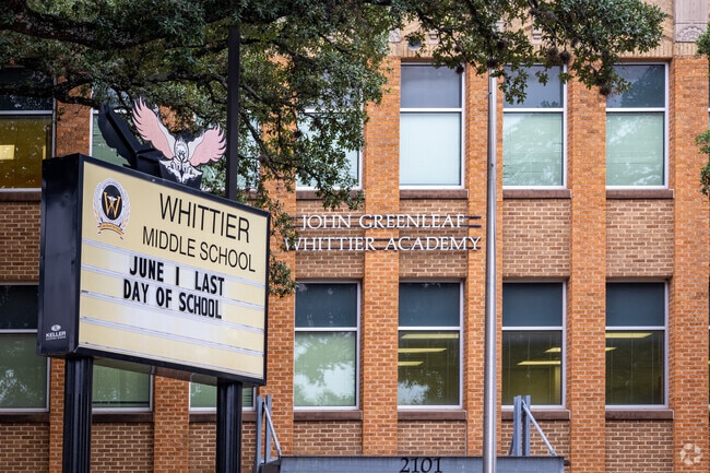 Enjoy learning in the inspiring atmosphere of John Greenleaf Whittier Middle School.