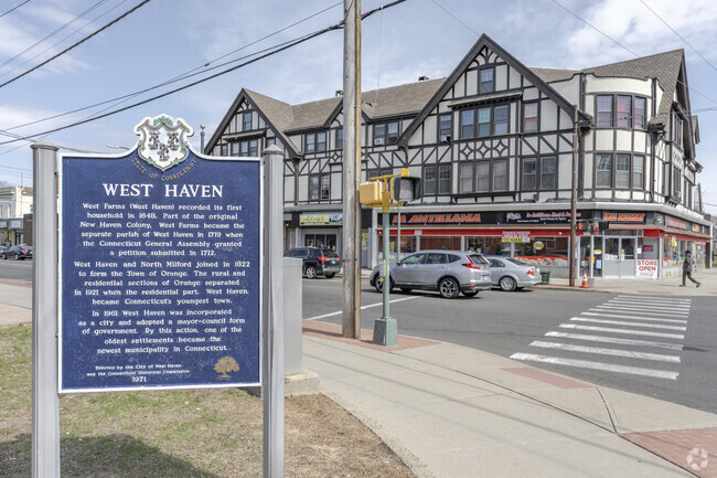 West Haven Center has historical significance and modern convenience all packed into a small area.